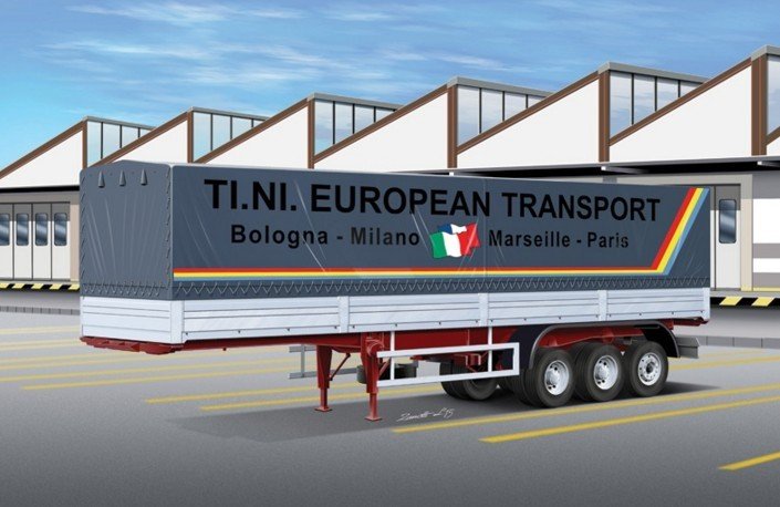 Italeri 3908 - 1/24 Classis Canvas Trailer