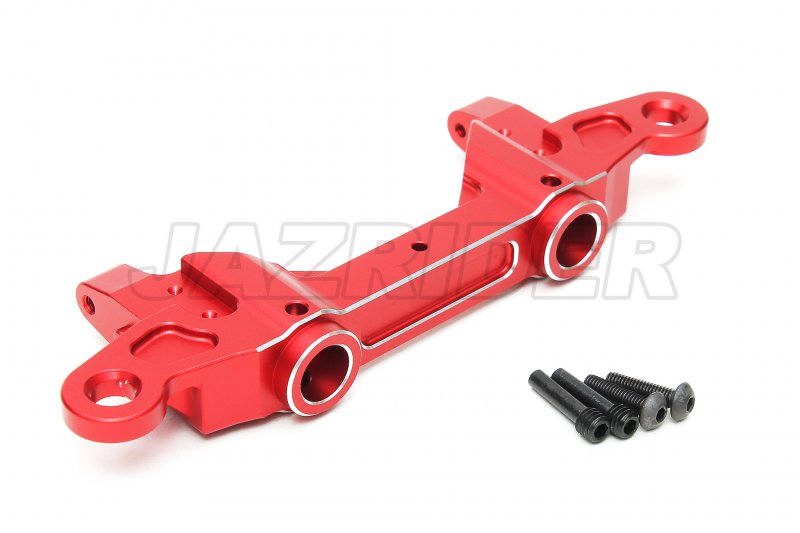 Axial 1/6 SCX6 Jeep Aluminum Rear Bumper Mount (Red)