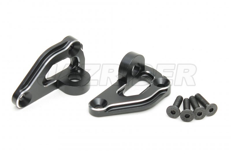 Axial 1/6 SCX6 Jeep Aluminum Front Body Mount (Black)