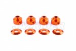 Axial Racing Wraith Aluminum Hexagon Wheel Hub (Orange)