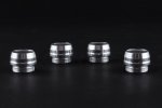 Aluminum Lock Nuts (Silver) for Jazrider 1.9'' Beadlock Wheels (Type D & E)