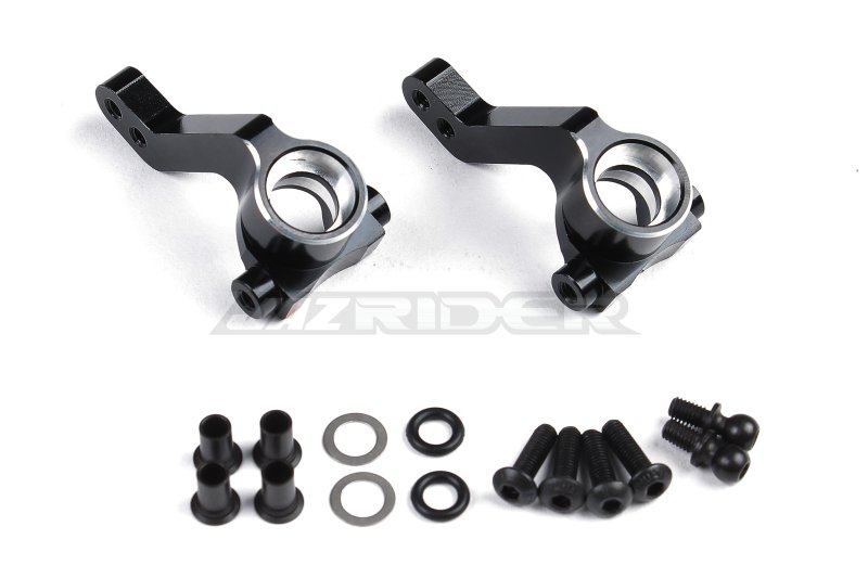 Tamiya BB-01 (BBX) Aluminum Front Knuckle Arm (Black)