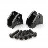 Tamiya CC-02 Chassis Aluminum Upper Suspension Link Mount (Black)