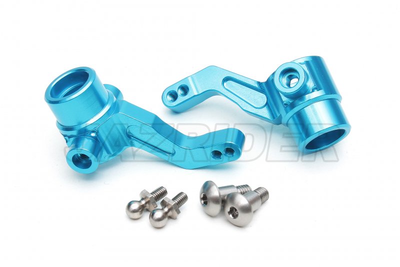 Tamiya Thunder shot/ Thunder Dragon/ Fire Dragon/ Terra Scorcher Aluminum Front Knuckle Arm (Blue)