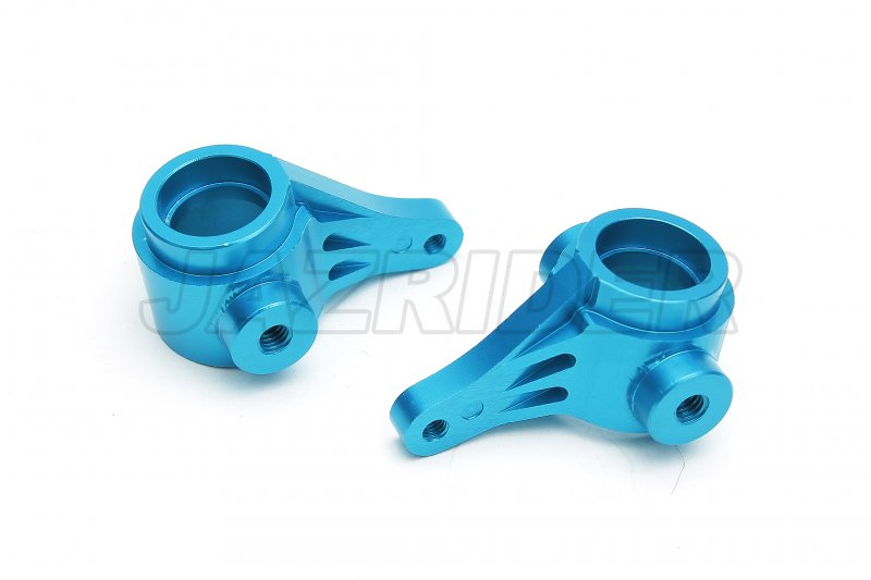 Tamiya TA02 / TA03 / FF01 / CC01 Aluminum Front Knuckle Arm Upright (Light Blue) Set