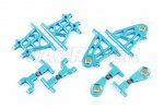 Tamiya TT-02 Aluminum Front + Rear Suspension Arm Set