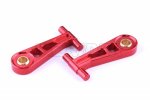 Tamiya TT-02 Aluminum Front Upper Suspension Arm (Red)