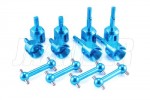 Tamiya TT-02 Aluminum Front + Rear Swing Shaft Set w/Diff. Joint