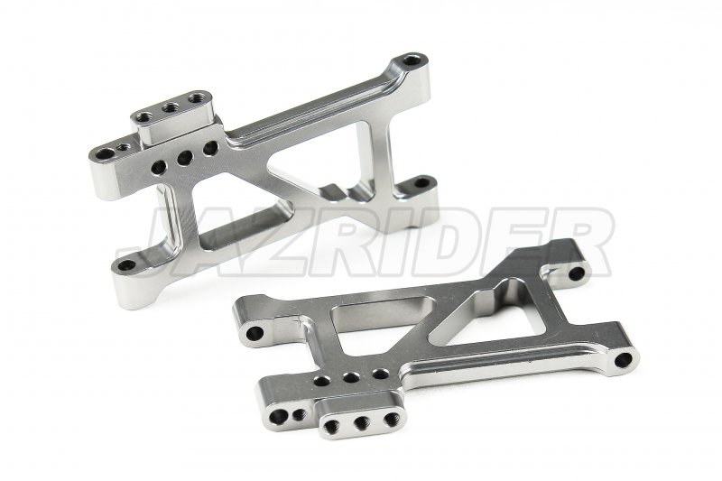 Tamiya TT-02B Aluminum Front Suspension Arms Set (Gun Metal)