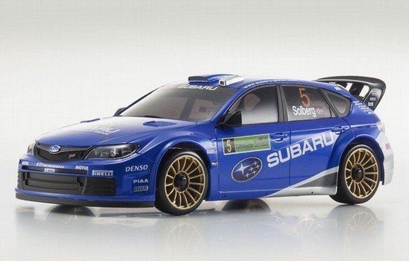 Kyosho MZP429WR - Mini-Z Subaru Impreza WRC 2008 No.5 (ASC MA-020S-N)