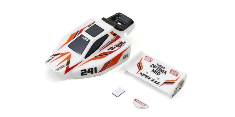 Kyosho MBB09W - Body Set (TURBO OPTIMA Mid Special/White)