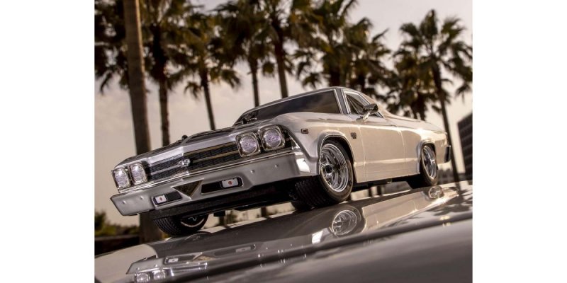 Kyosho 34419T2 - 1:10 Scale Radio Controlled Electric Powered 4WD FAZER Mk2 FZ02L Series readyset 1969 Chevy(R) El Camino(R) SS 396(R) Cortez Silver