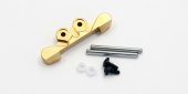 Kyosho MBW025G-0 - Aluminum Rear Suspension Mount (0-deg/Gold)