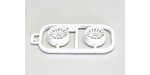 Kyosho MZH131W-N25B - Multi Wheel II N/Offset 2.5(White/RE30/2pcs)