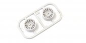 Kyosho MDH100W-W0 - Multi Wheel W/Offset 0 (White/AWD/2pcs.)