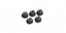 Kyosho 1-N4056FNB - Nut(M4x5.6) Flanged Nylon (5pcs)