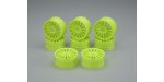 Kyosho 92012-8KYC - Aero 24 Wheel(15-Spoke/Fluorescence Yellow/8pcs)