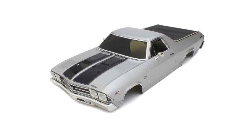 Kyosho FAB705SL - 1969 Chevy(R) El Camino(R) SS 396(R) Cortez Silver Decoration Body Set