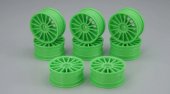 Kyosho 92012-8KGB - Aero 24 Wheel(15-Spork/Fluorescence Gree