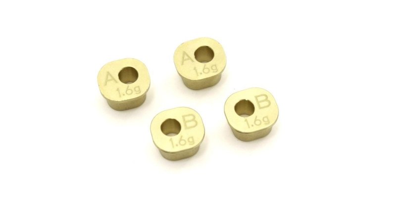 Kyosho IFW606B - Brass Rear Hub Carrier Bush Set(MP10)