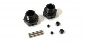 Kyosho IFW625W - Wheel Hub (Wide/Gunmetal/2pcs/MP10)