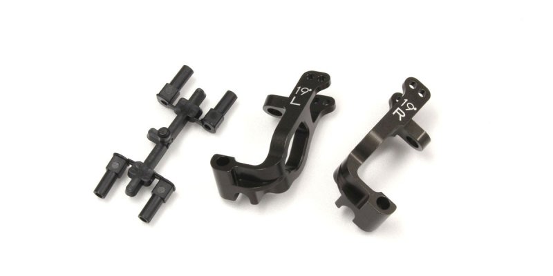 Kyosho IFW461B - Al Front Hub Carrier Set(L,R/19/Gunmeta