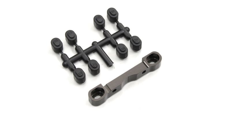 Kyosho LA390 - Aluminum Front Suspension Holder (FR/Gunmetal)