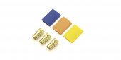 Kyosho 70601-01 - 6.5mm European Connector Golden 3pcs