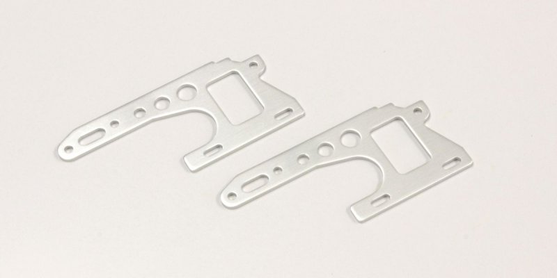 Kyosho OT214S - Front Side Plate (Silver/2pcs/OPTIMA)