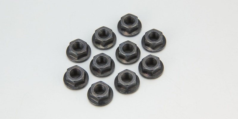 Kyosho 1-N4045F - Nut(M4x4.5) Flanged (10pcs)