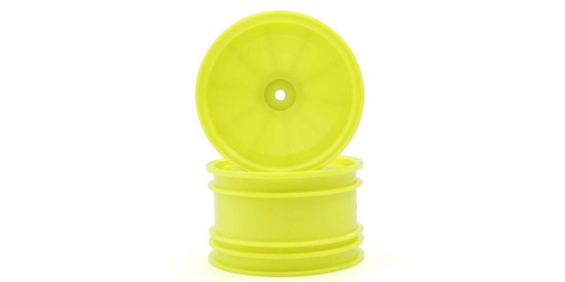 Kyosho OTH248Y - 2.2 Dish Wheel(Rear/Yellow/2pcs)