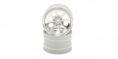 Kyosho OTH245SCB - 8Hole Wheel50mm(SatinChrome/2pcs/OPTIMA)