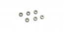 Kyosho W0144GM - Aluminum Collar (3x7x2mm/Gunmetal/6pcs)