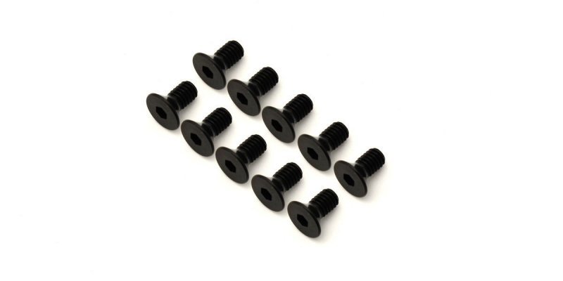 Kyosho 1-S34008H - Flat Head Screw(Hex/M4x8/10pcs)