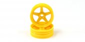 Kyosho SCH003Y - FrontWheel(Yellow/2pcs/BEETLE 2014)