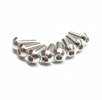 RACEOPT Aluminium Screw 8pcs, 3 x 8mm (Round Head) -Silver (RO-ABH3X8T-S)