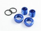 RAD-BA-10017 Aluminum Body Height Fine Adjuster Set for 1/12, Blue