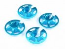 RAD-TA-10001 Aluminum Spring Retainers, 4 pcs, Blue