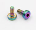 ROCHE 550062 M3x8mm Ti Motor Screw, Rainbow Color, 2 pcs (H50078)