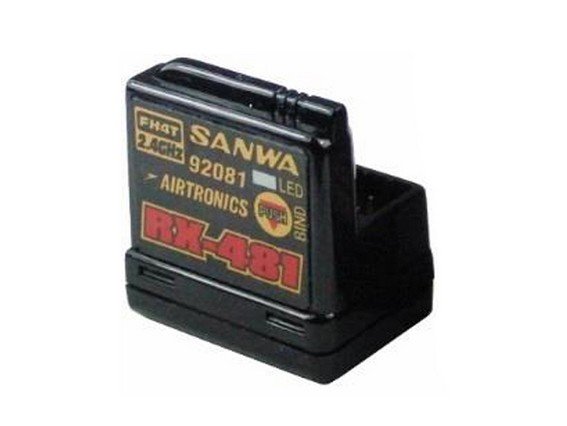 Sanwa RX481 2.4G Receiver 4 Channel (Built-in Antenna)