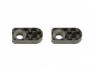 Serpent SER401717 Roll Damper Support -7mm Carbon 4-X (2)