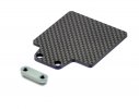 Serpent SER904137 ESC Mounting Plate Carbon 977E