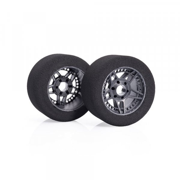 Serpent SER Wheel/tyre set foam fr 35sh