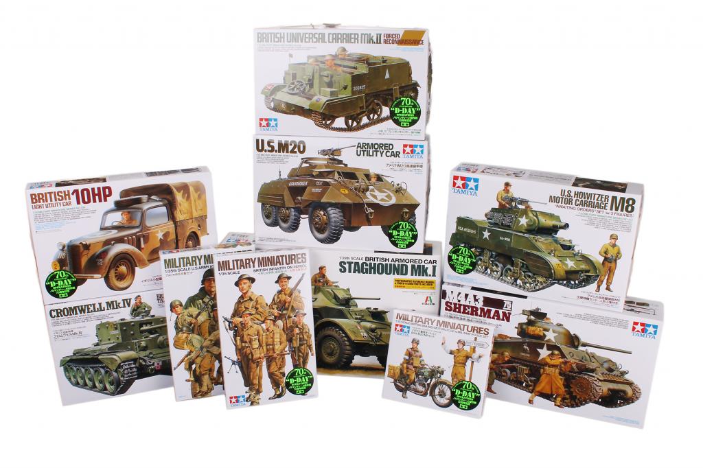 Tamiya 0A066 - 70th Anniversary D-Day Operations Allies Assortment B Set