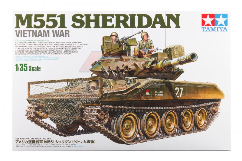 Tamiya 35365 - 1/35 U.S. Light Tank M551 Sheridan (Vietnam War)