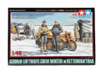 Tamiya 32412 - 1/48 Luftwaffe Crew (Winter) w/Kettenkraftrad