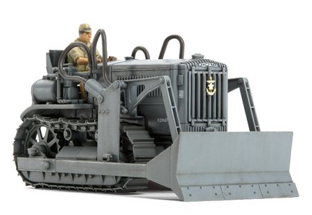 Tamiya 26550 - 1/48 Komatsu G40 Bulldozer - Finished Model Japanese Navy