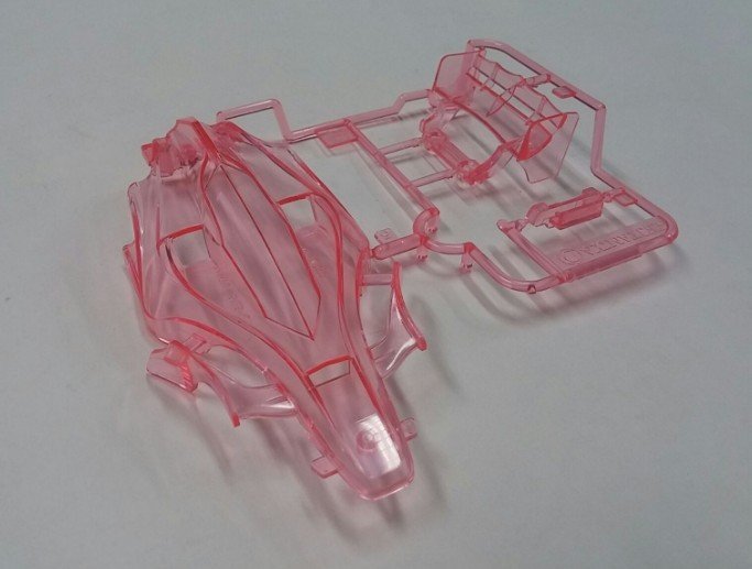 Tamiya Clear Pink Body Set for 18701 Aero Avante