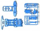 Tamiya 94874 - Mini 4WD Super 1 Chassis (Light Blue)