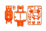 Tamiya 95682 - Jr MS Chassis Set Fluorescent Orange Mini 4WD Station Limited